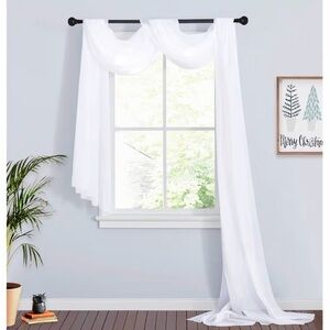 Set of 2 Sheer Panels 216"L x 60"W NWOT